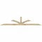 Ekena Millwork Richland Rough Sawn Timber Gable Bracket, Douglas Fir, 108"W x 22"H x 2"D x 4"F, 5/12 Pitch GBW108X22X0204RIC00RDF - alternate 1